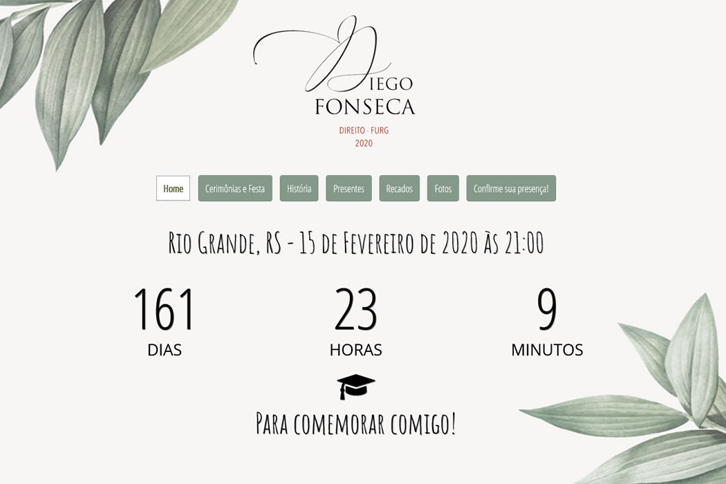 Formatura Diego Fonseca
