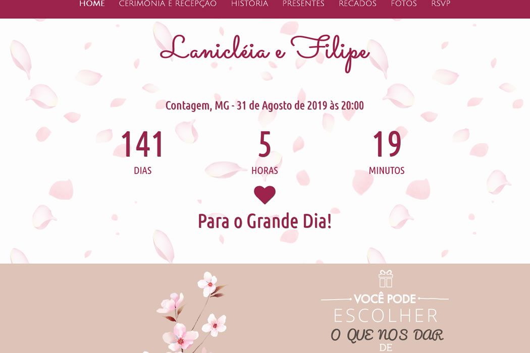 Lanicléia e Filipe